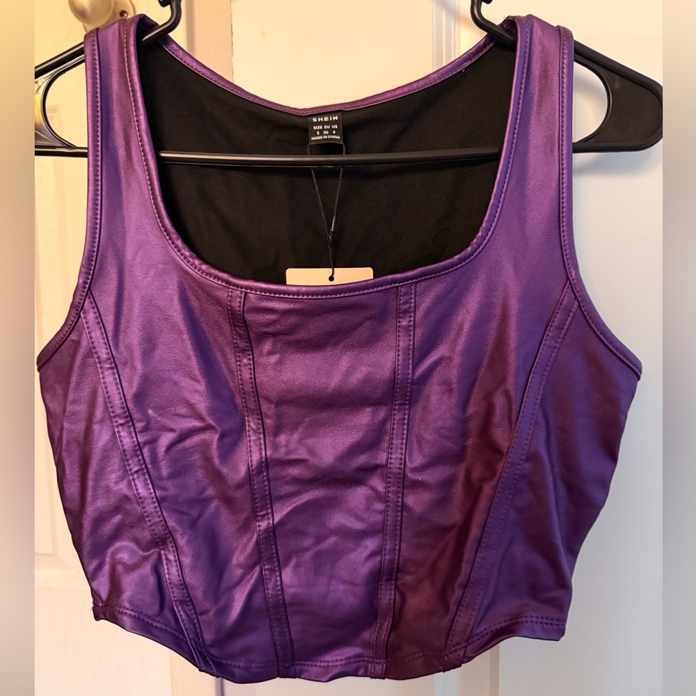 SHEIN BAE Deep Purple Top